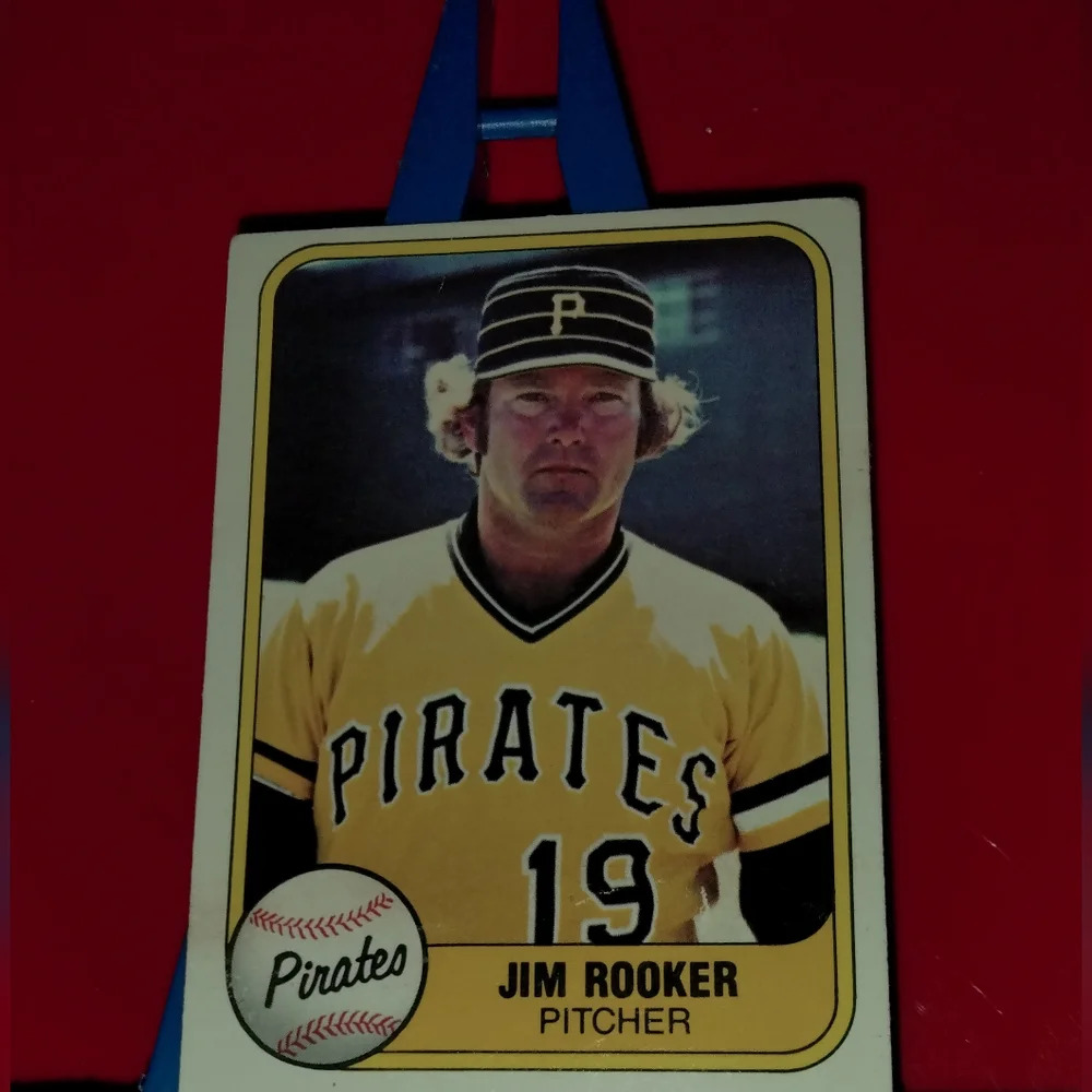 Jim Rooker 1981 Fleer card - Picture 2 of 3